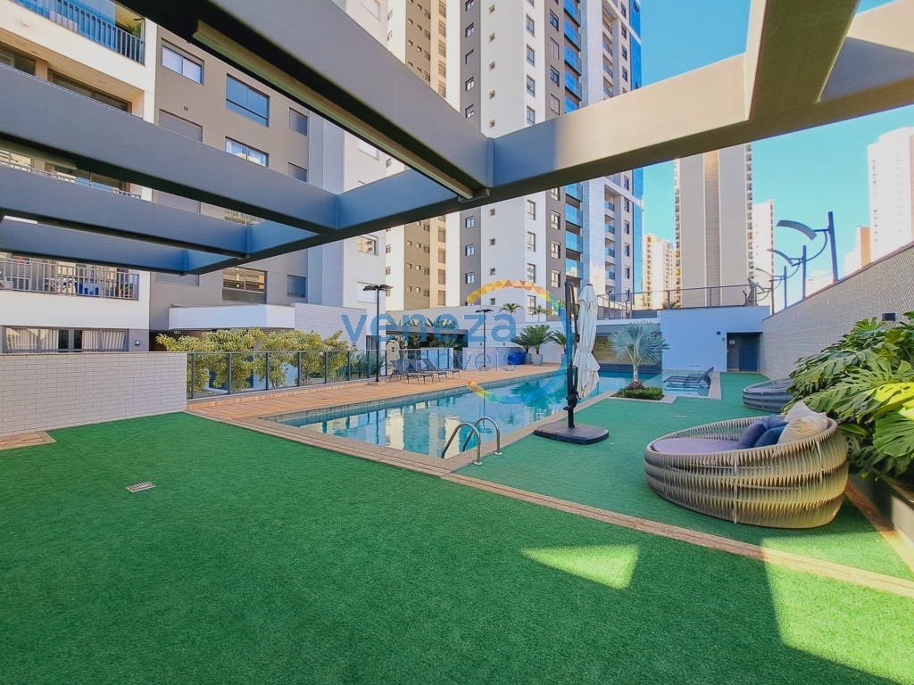 Apartamento para locação no bairro Gleba Palhano de Londrina com 45m<sup>2</sup> útil, 1 quarto, 1 vaga de garagem