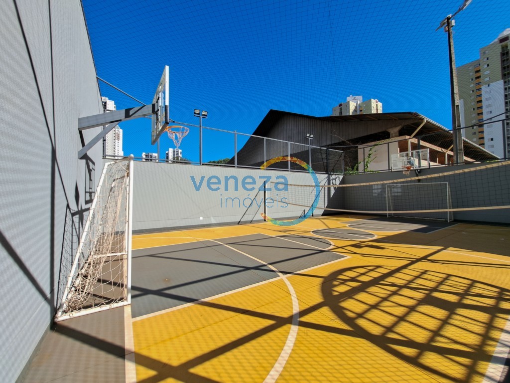 Apartamento para locação no bairro Gleba Palhano de Londrina com 45m<sup>2</sup> útil, 1 quarto, 1 vaga de garagem