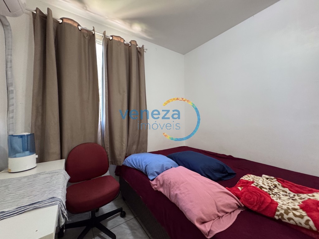 Apartamento à venda no bairro Hipica de Londrina com 45m<sup>2</sup> útil, 2 quartos, 1 vaga de garagem