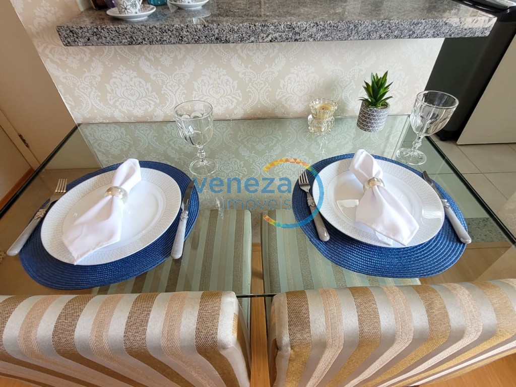 Apartamento para locação no bairro Centro de Londrina com 45.95m<sup>2</sup> útil, 1 quarto, 1 vaga de garagem