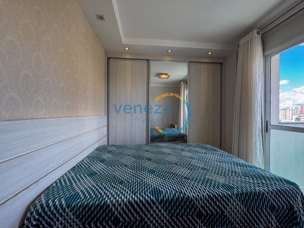 Apartamento para locação no bairro Centro de Londrina com 45.95m<sup>2</sup> útil, 1 quarto, 1 vaga de garagem - Foto 24