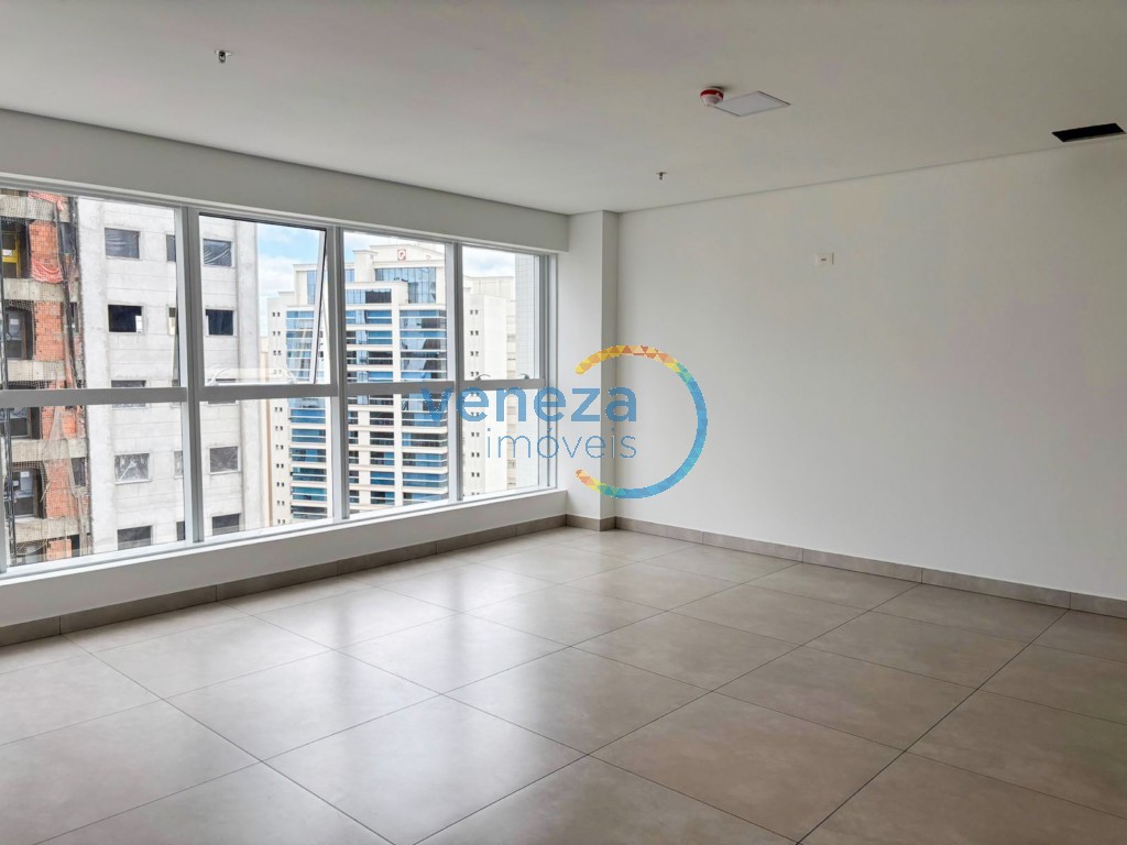 Sala para locação no bairro Gleba Palhano de Londrina com 70m<sup>2</sup> útil, 1 vaga de garagem