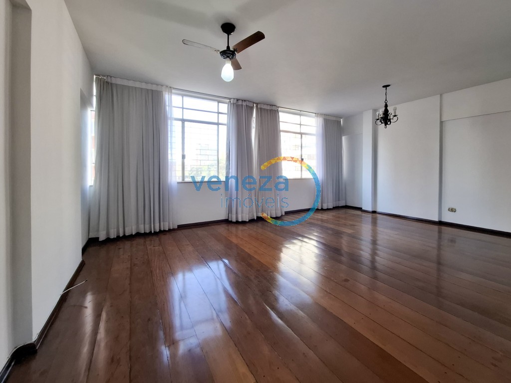 Apartamento para locacao no Centro em Londrina com 141,49m² por R$ 2.200,00