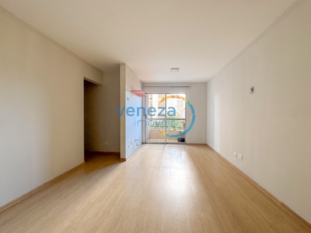 Apartamento para locação no bairro Centro de Londrina com 76m<sup>2</sup> útil, 3 quartos, 1 vaga de garagem