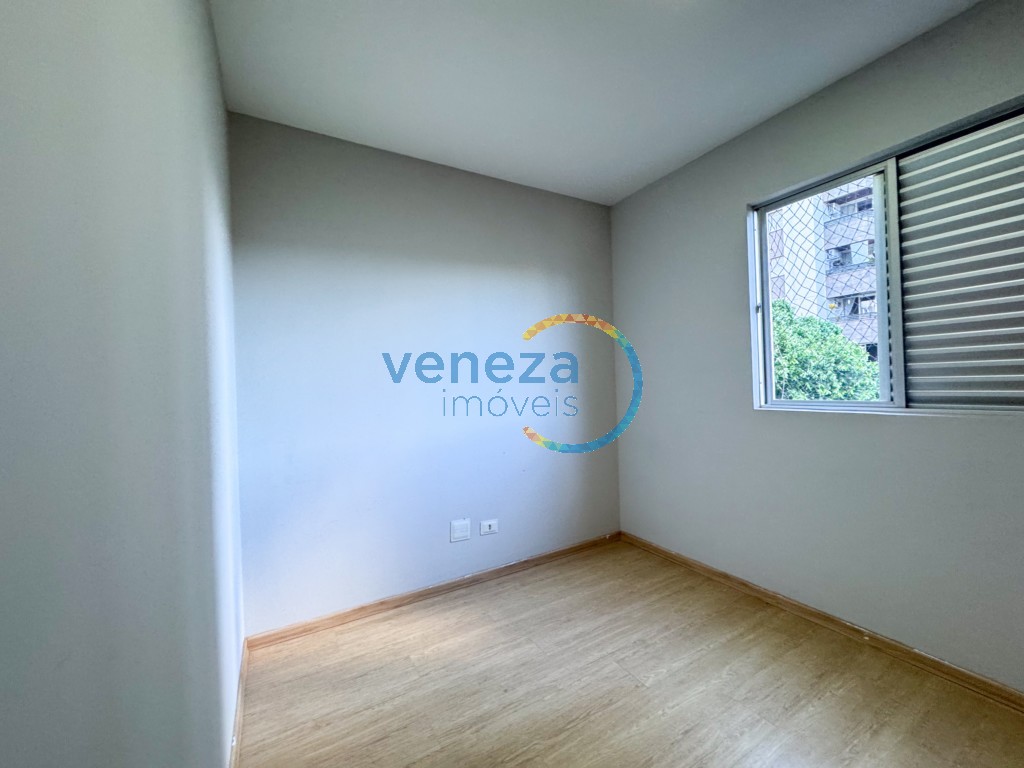 Apartamento para locação no bairro Centro de Londrina com 76m<sup>2</sup> útil, 3 quartos, 1 vaga de garagem