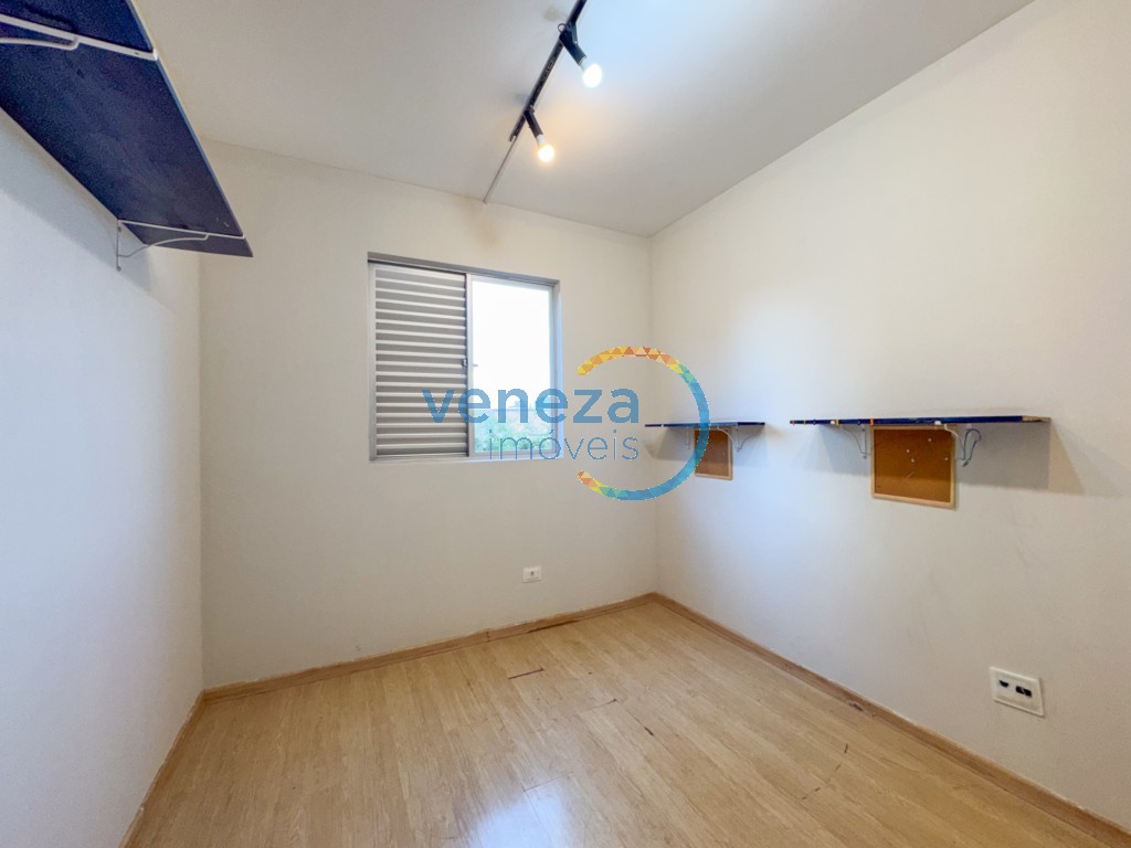 Apartamento para locação no bairro Centro de Londrina com 76m<sup>2</sup> útil, 3 quartos, 1 vaga de garagem