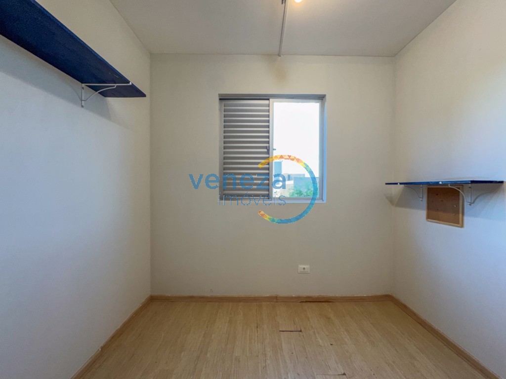 Apartamento para locação no bairro Centro de Londrina com 76m<sup>2</sup> útil, 3 quartos, 1 vaga de garagem