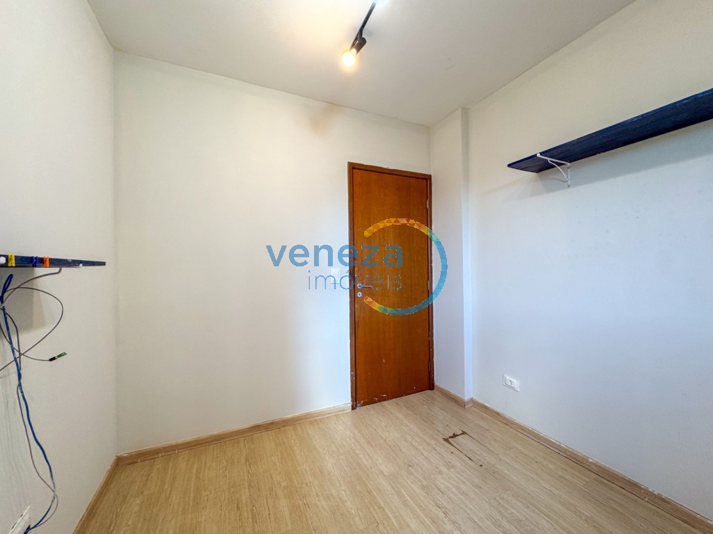 Apartamento para locação no bairro Centro de Londrina com 76m<sup>2</sup> útil, 3 quartos, 1 vaga de garagem