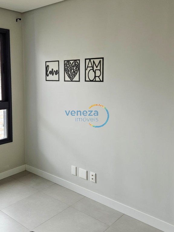 Apartamento para locação no bairro Gleba Palhano de Londrina com 62.56m<sup>2</sup> útil, 2 quartos, 1 vaga de garagem