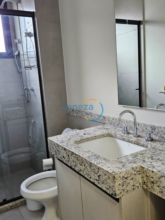 Apartamento para locação no bairro Gleba Palhano de Londrina com 62.56m<sup>2</sup> útil, 2 quartos, 1 vaga de garagem