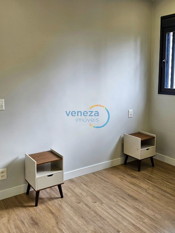 Apartamento para locação no bairro Gleba Palhano de Londrina com 62.56m<sup>2</sup> útil, 2 quartos, 1 vaga de garagem