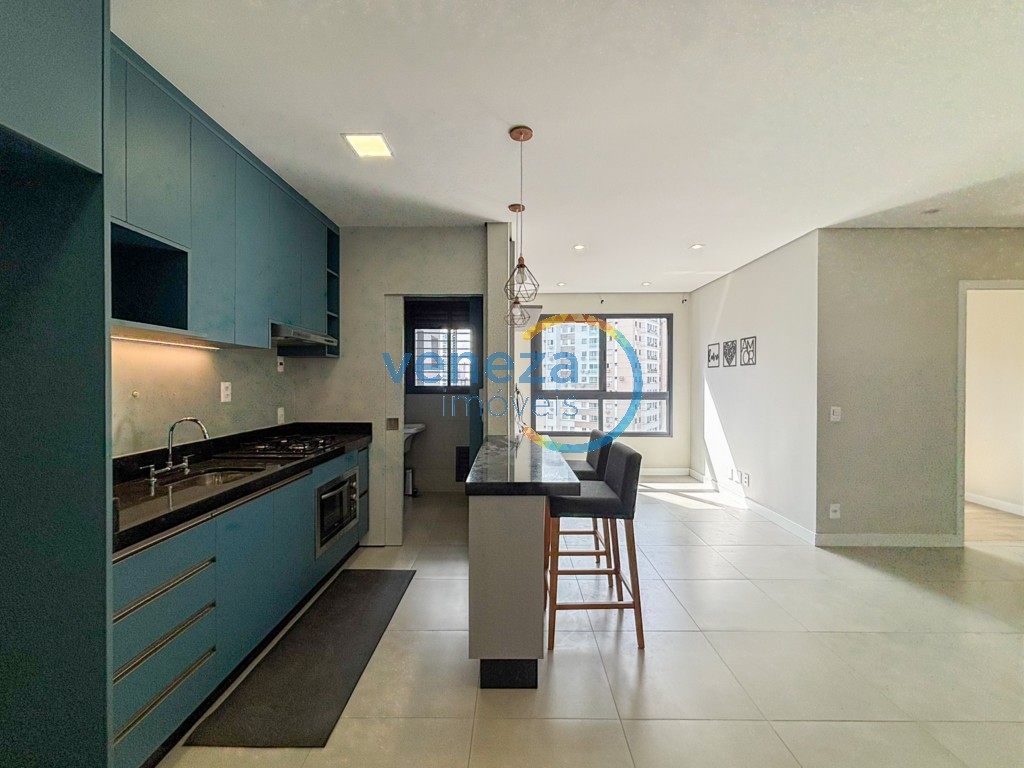 Apartamento para locacao no Gleba Palhano em Londrina com 106,82m² por R$ 3.300,00 - Foto 2