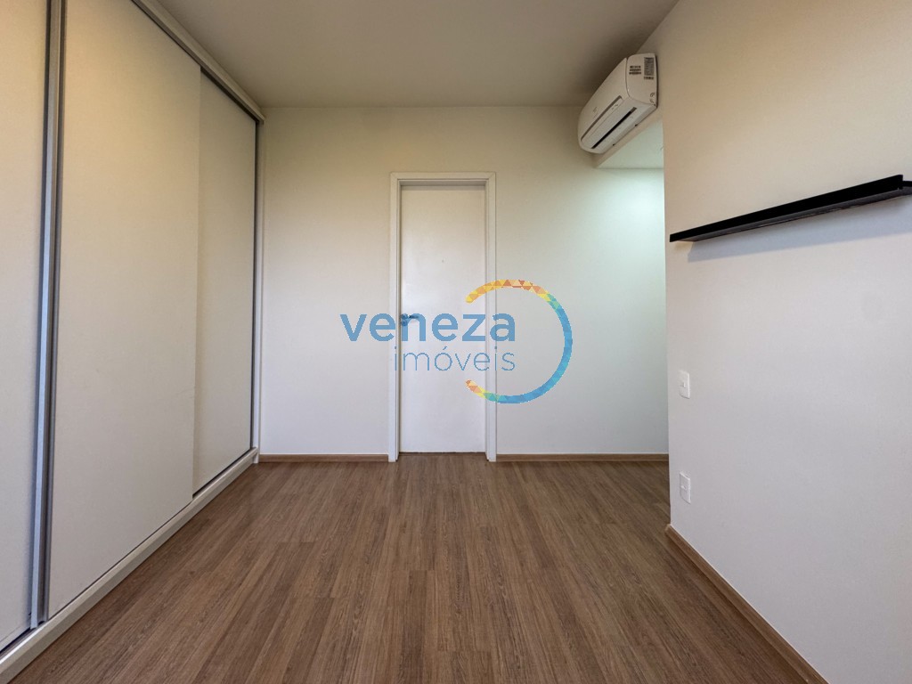 Apartamento para locação no bairro Gleba Palhano de Londrina com 78m<sup>2</sup> útil, 3 quartos, 2 vagas de garagem