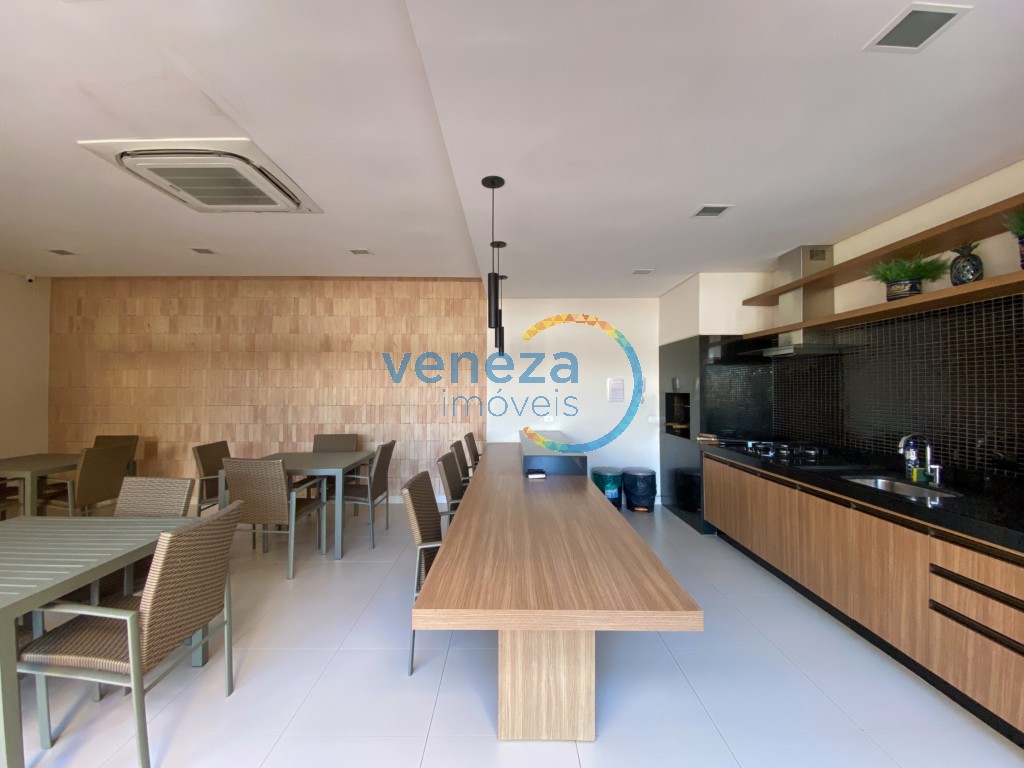 Apartamento para locação no bairro Gleba Palhano de Londrina com 78m<sup>2</sup> útil, 3 quartos, 2 vagas de garagem