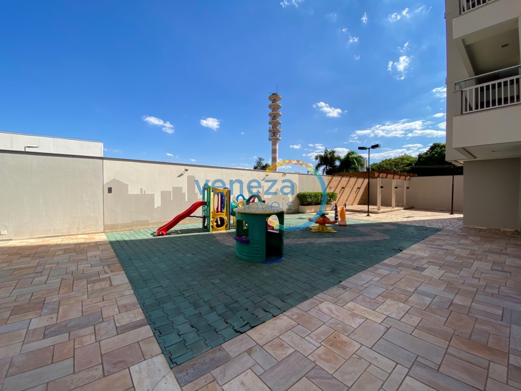 Apartamento para locação no bairro Gleba Palhano de Londrina com 78m<sup>2</sup> útil, 3 quartos, 2 vagas de garagem