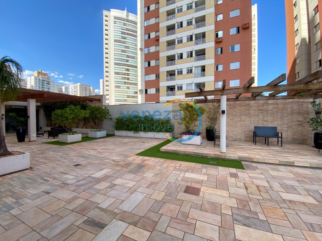 Apartamento para locação no bairro Gleba Palhano de Londrina com 78m<sup>2</sup> útil, 3 quartos, 2 vagas de garagem