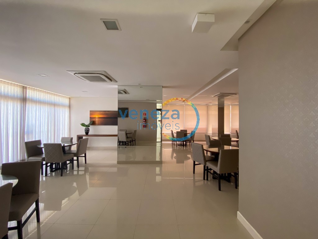 Apartamento para locação no bairro Gleba Palhano de Londrina com 78m<sup>2</sup> útil, 3 quartos, 2 vagas de garagem