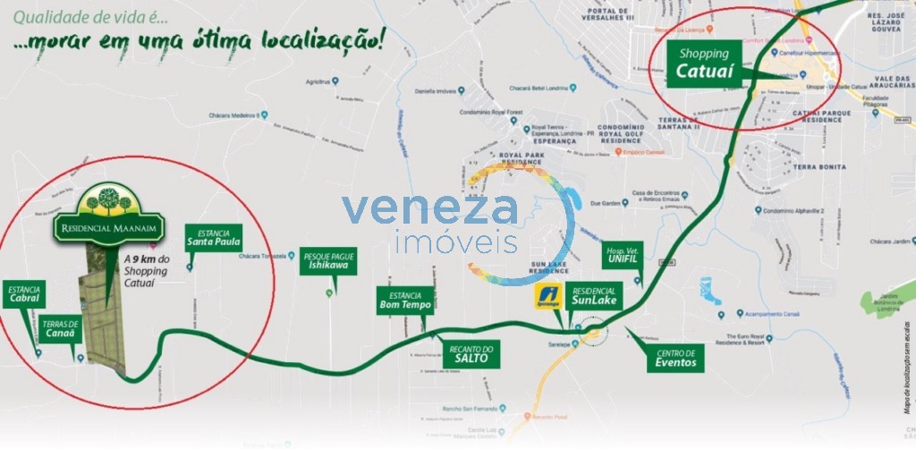 Terreno para venda no bairro Terras de Canaa de Cambe - Foto 5