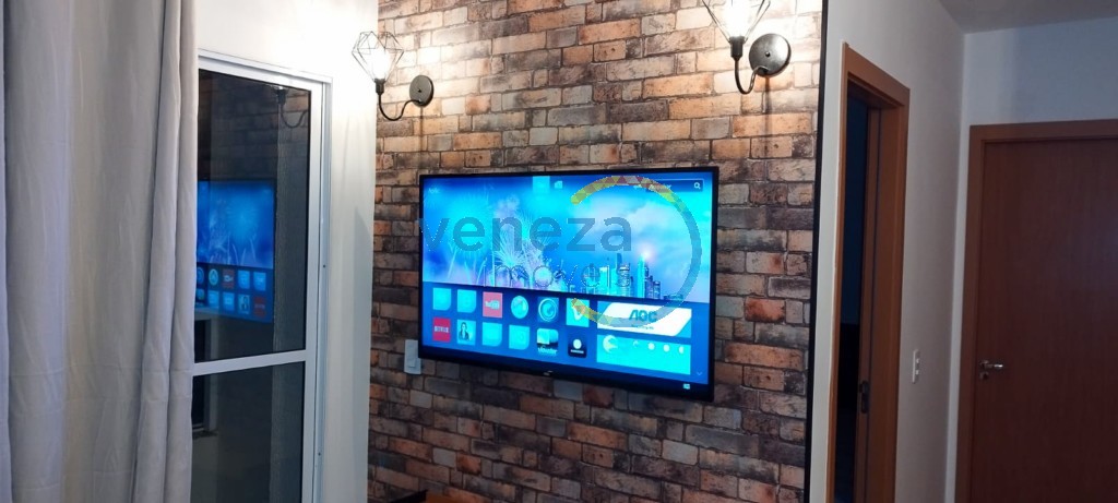 Apartamento para locação no bairro Gleba Palhano de Londrina com 47m<sup>2</sup> útil, 2 quartos, 1 vaga de garagem