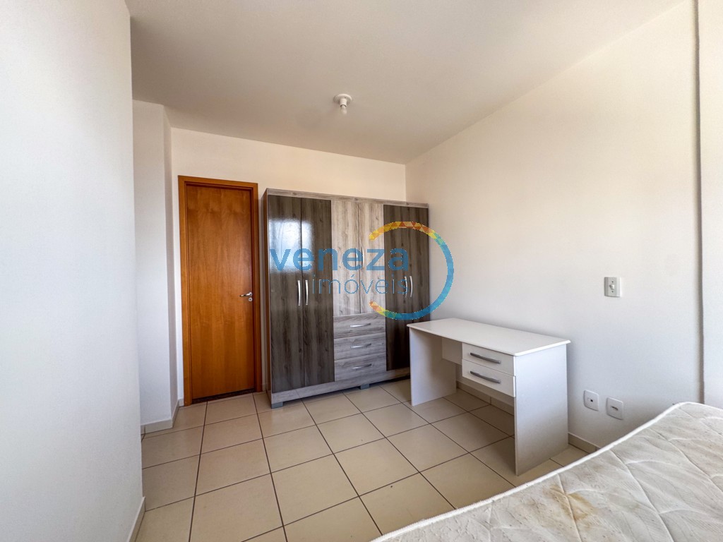 Apartamento para locação no bairro Centro de Londrina com 56.94m<sup>2</sup> útil, 2 quartos, 1 vaga de garagem