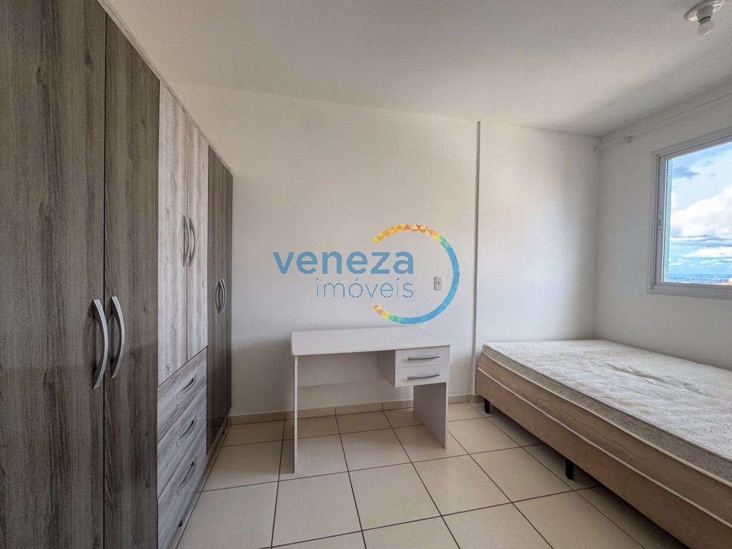 Apartamento para locação no bairro Centro de Londrina com 56.94m<sup>2</sup> útil, 2 quartos, 1 vaga de garagem
