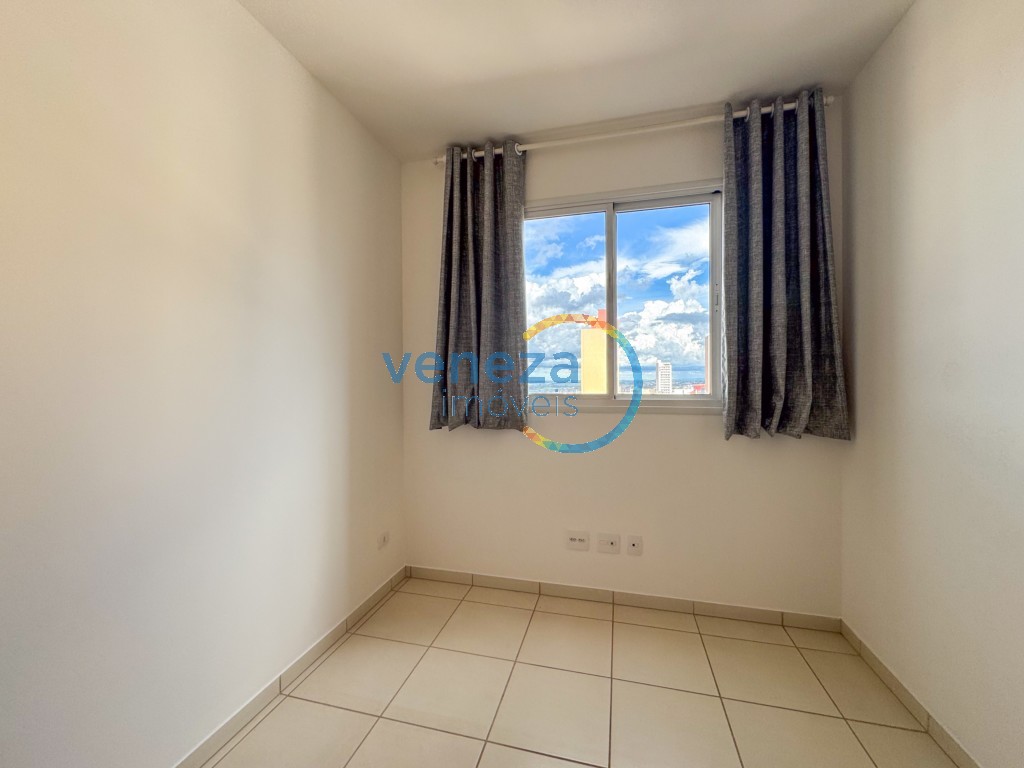 Apartamento para locação no bairro Centro de Londrina com 56.94m<sup>2</sup> útil, 2 quartos, 1 vaga de garagem