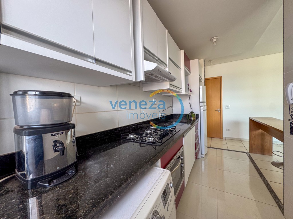 Apartamento para locação no bairro Centro de Londrina com 56.94m<sup>2</sup> útil, 2 quartos, 1 vaga de garagem