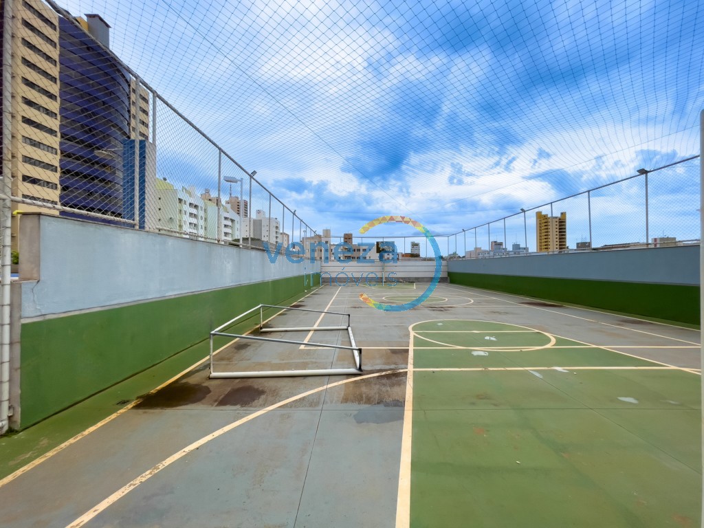 Apartamento para locação no bairro Centro de Londrina com 56.94m<sup>2</sup> útil, 2 quartos, 1 vaga de garagem