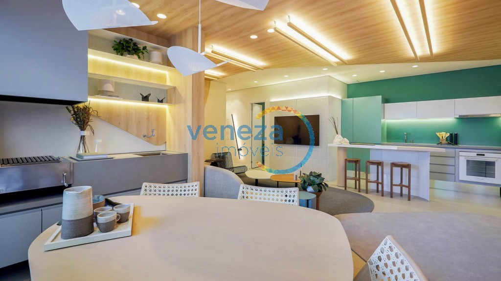 Apartamento à venda no bairro Terra Bonita de Londrina com 84m<sup>2</sup> útil, 3 quartos, 2 vagas de garagem