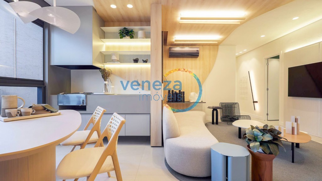 Apartamento à venda no bairro Terra Bonita de Londrina com 84m<sup>2</sup> útil, 3 quartos, 2 vagas de garagem