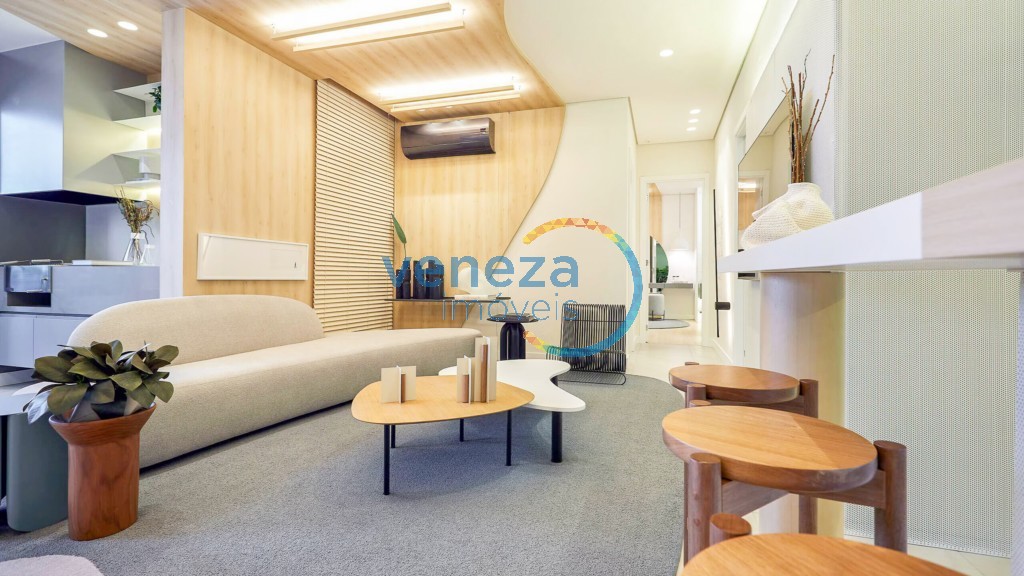 Apartamento à venda no bairro Terra Bonita de Londrina com 84m<sup>2</sup> útil, 3 quartos, 2 vagas de garagem