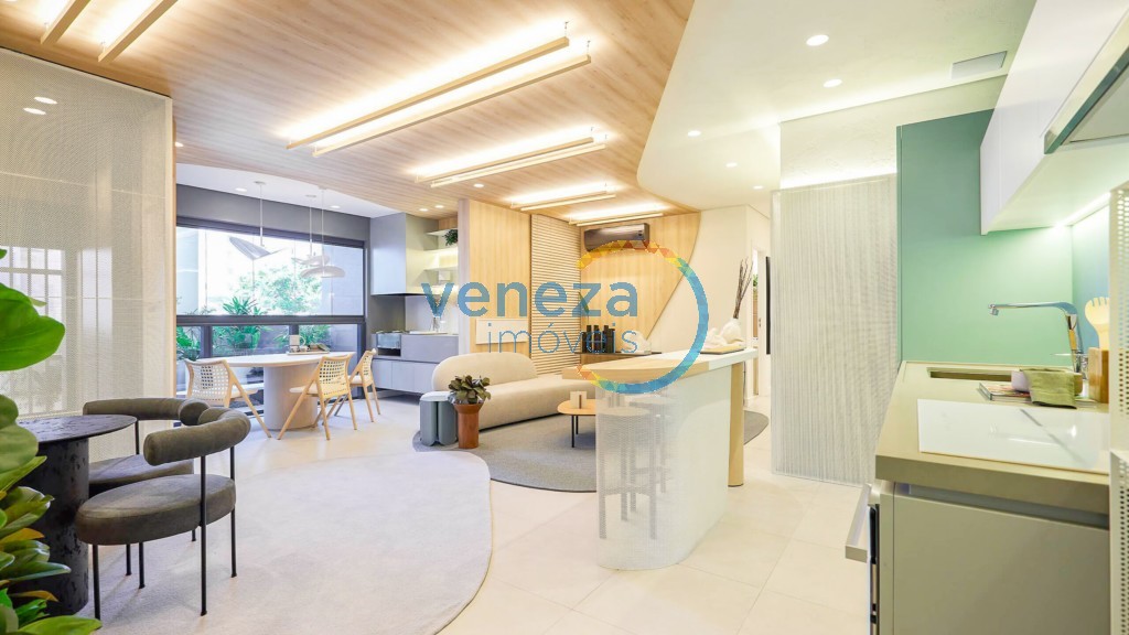 Apartamento à venda no bairro Terra Bonita de Londrina com 84m<sup>2</sup> útil, 3 quartos, 2 vagas de garagem