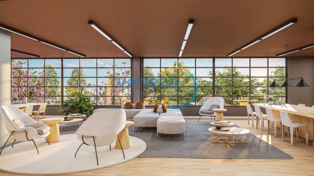 Apartamento à venda no bairro Terra Bonita de Londrina com 84m<sup>2</sup> útil, 3 quartos, 2 vagas de garagem