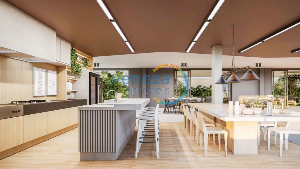 Apartamento à venda no bairro Terra Bonita de Londrina com 84m<sup>2</sup> útil, 3 quartos, 2 vagas de garagem