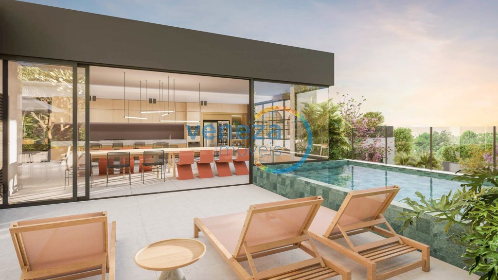 Apartamento à venda no bairro Terra Bonita de Londrina com 84m<sup>2</sup> útil, 3 quartos, 2 vagas de garagem