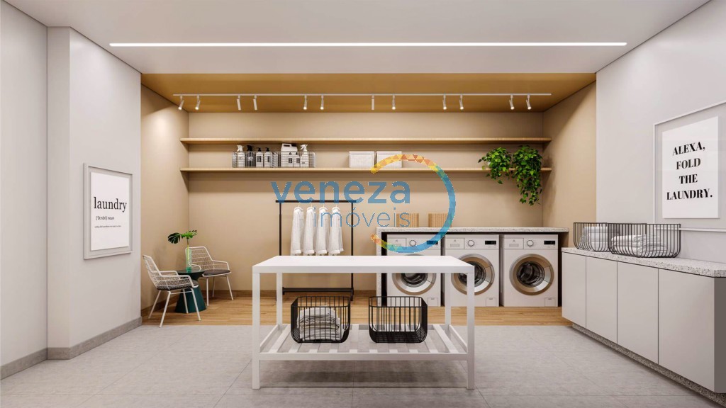 Apartamento à venda no bairro Terra Bonita de Londrina com 84m<sup>2</sup> útil, 3 quartos, 2 vagas de garagem