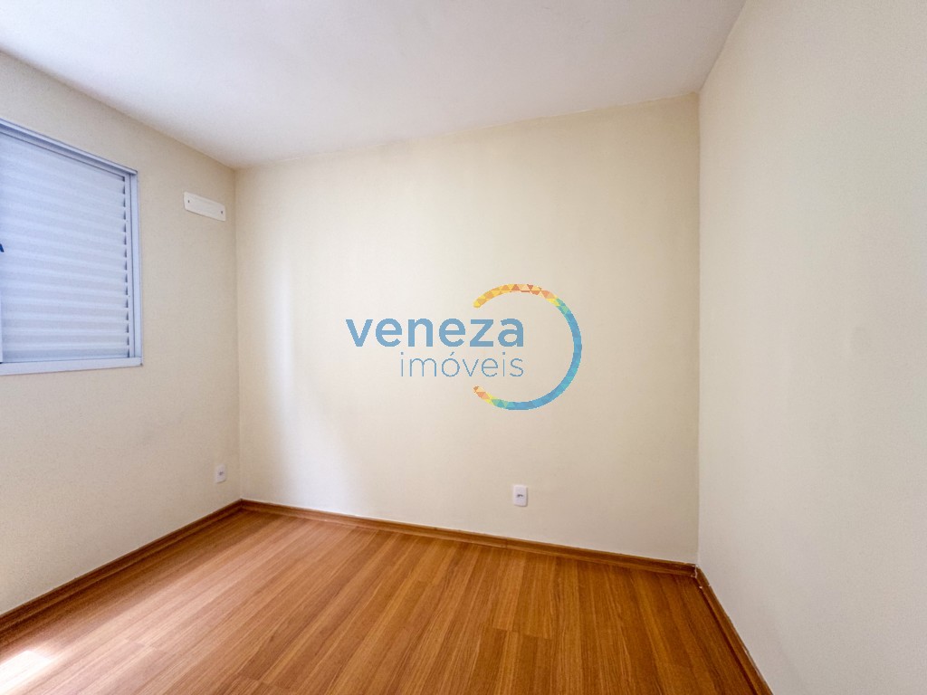 Apartamento para locação no bairro Gleba Palhano de Londrina com 46m<sup>2</sup> útil, 2 quartos, 1 vaga de garagem