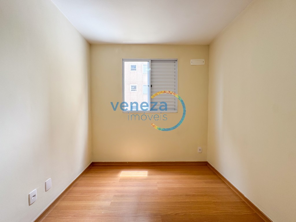Apartamento para locação no bairro Gleba Palhano de Londrina com 46m<sup>2</sup> útil, 2 quartos, 1 vaga de garagem