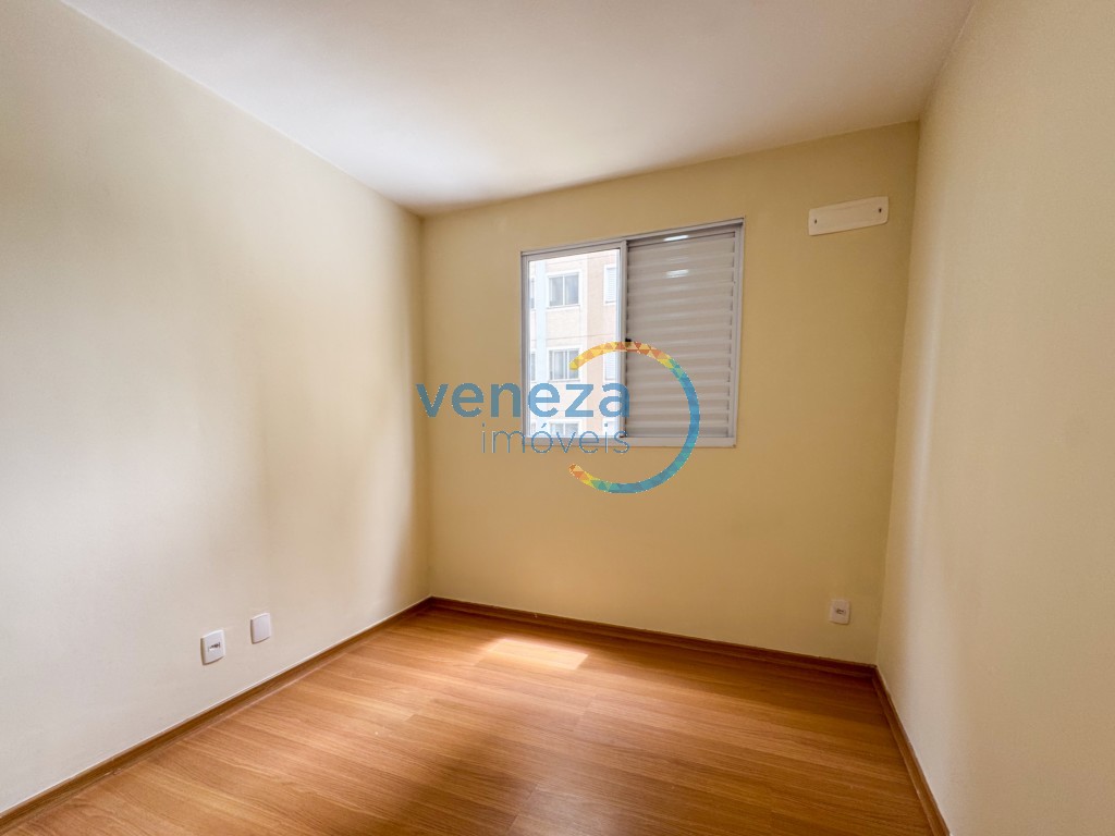 Apartamento para locação no bairro Gleba Palhano de Londrina com 46m<sup>2</sup> útil, 2 quartos, 1 vaga de garagem
