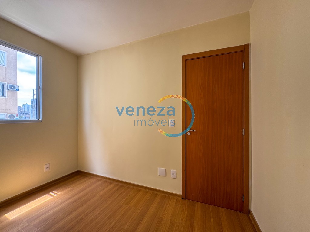 Apartamento para locação no bairro Gleba Palhano de Londrina com 46m<sup>2</sup> útil, 2 quartos, 1 vaga de garagem