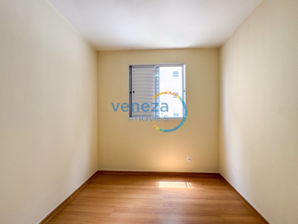 Apartamento para locação no bairro Gleba Palhano de Londrina com 46m<sup>2</sup> útil, 2 quartos, 1 vaga de garagem