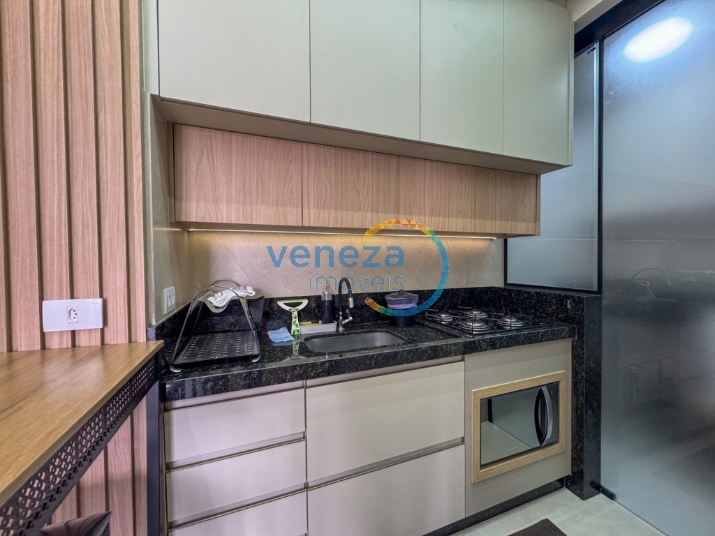 Apartamento para locação no bairro Centro de Londrina com 40m<sup>2</sup> útil, 1 quarto, 1 vaga de garagem - Foto 9