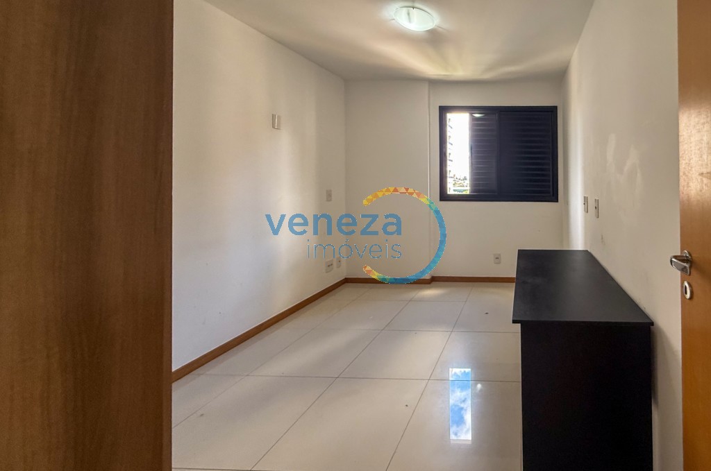 Apartamento para locação no bairro Centro de Londrina com 43m<sup>2</sup> útil, 1 quarto, 1 vaga de garagem