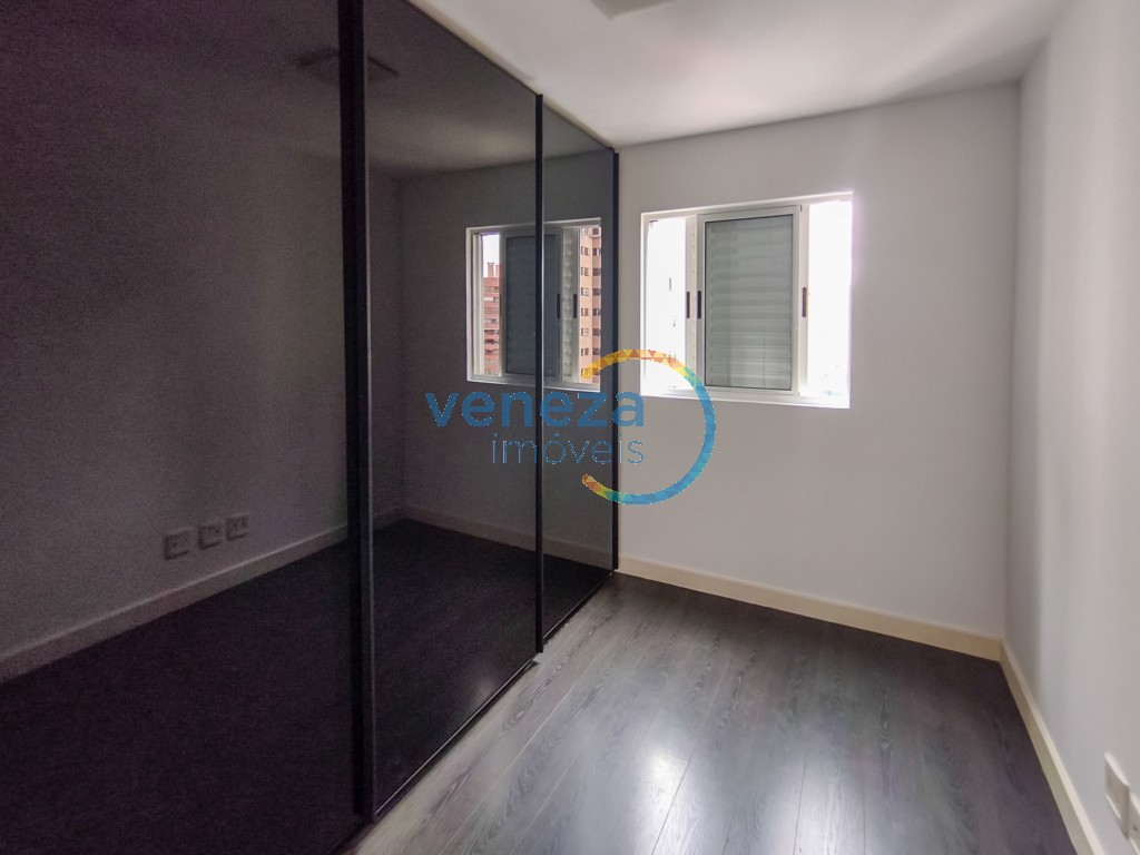 Apartamento para locação no bairro Centro de Londrina com 76.42m<sup>2</sup> útil, 3 quartos, 1 vaga de garagem