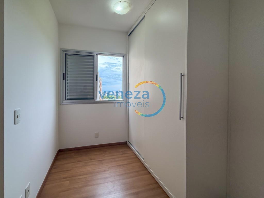 Apartamento para locação no bairro Gleba Palhano de Londrina com 69m<sup>2</sup> útil, 3 quartos, 1 vaga de garagem