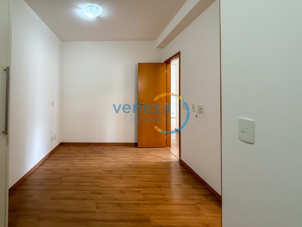 Apartamento para locação no bairro Gleba Palhano de Londrina com 69m<sup>2</sup> útil, 3 quartos, 1 vaga de garagem