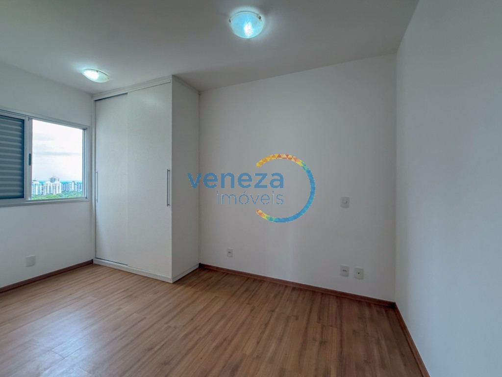 Apartamento para locação no bairro Gleba Palhano de Londrina com 69m<sup>2</sup> útil, 3 quartos, 1 vaga de garagem
