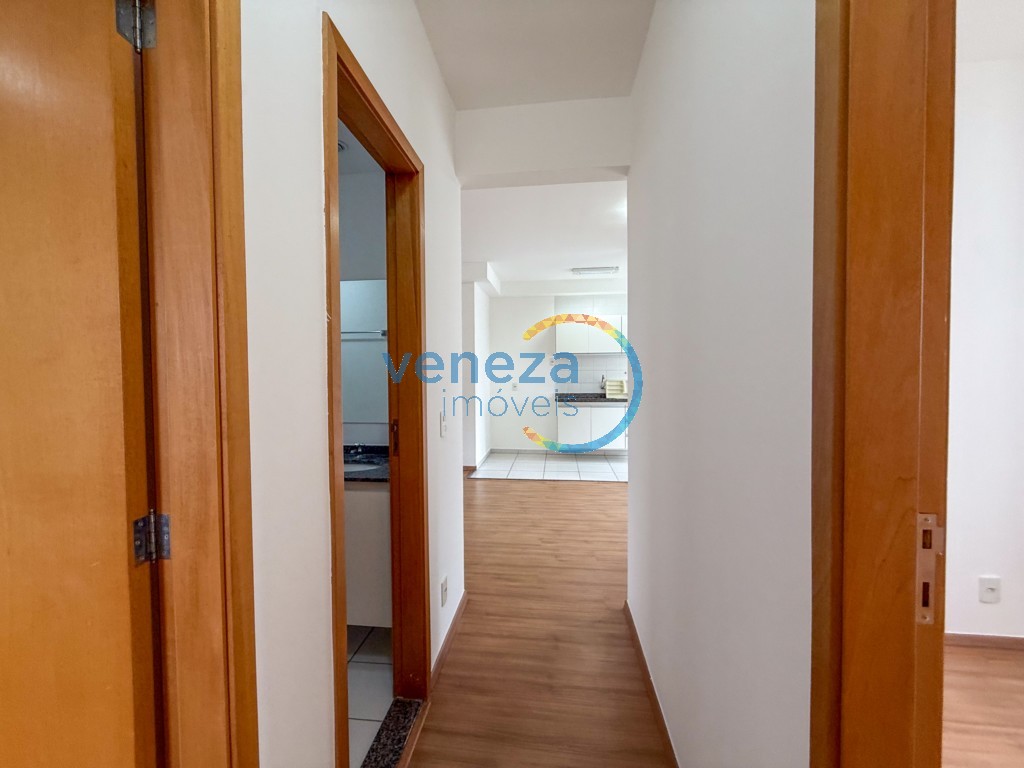 Apartamento para locação no bairro Gleba Palhano de Londrina com 69m<sup>2</sup> útil, 3 quartos, 1 vaga de garagem