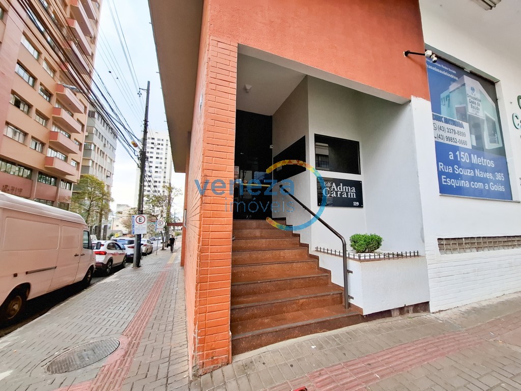 Apartamento para locacao no Centro em Londrina com 90m² por R$ 1.250,00
