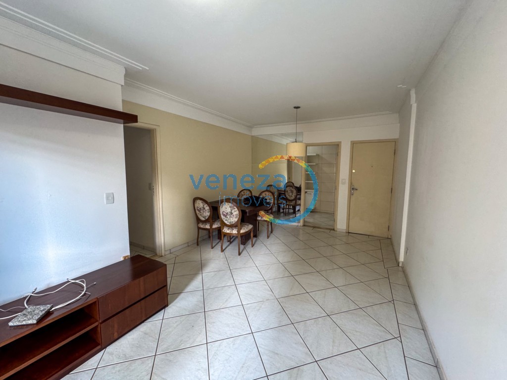 Apartamento para locacao no Centro em Londrina com 123,52m² por R$ 2.437,50